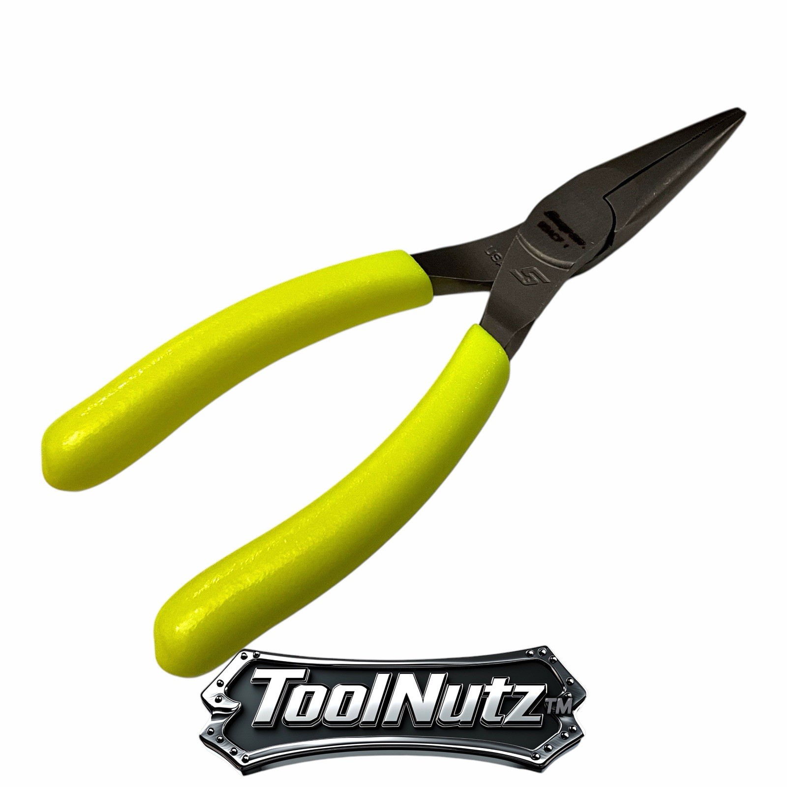 Snap-on Tools NEW 95ACFHV 6″in. YELLOW Soft Grip Rounded Jaw Needle Nose Pliers
