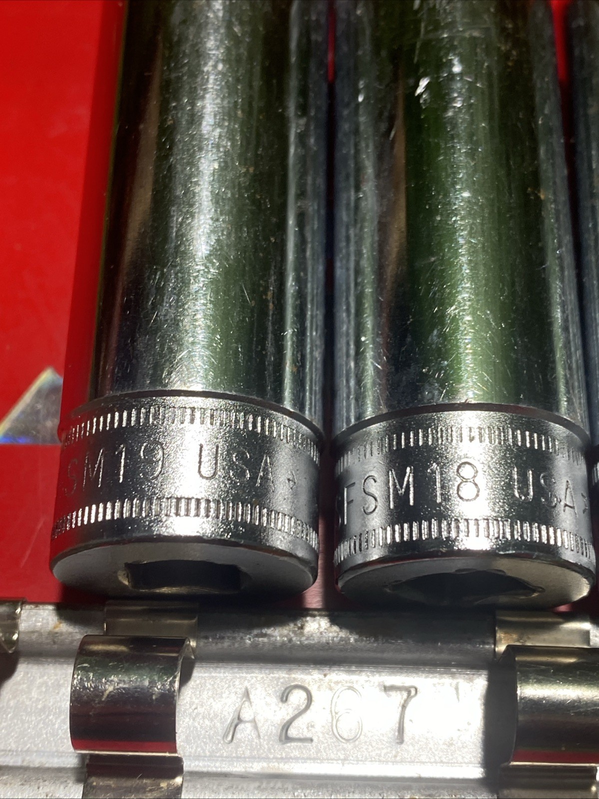SNAP-ON metric socket set 11pc. 9mm-19mm Good Condition