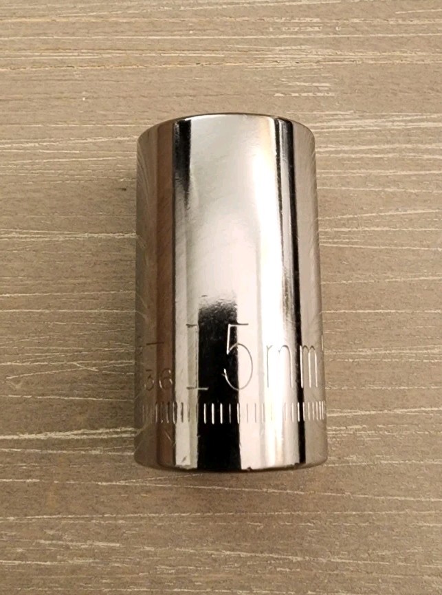 Craftsman USA 15mm Socket 12 Point 1/2″ Drive G 44236