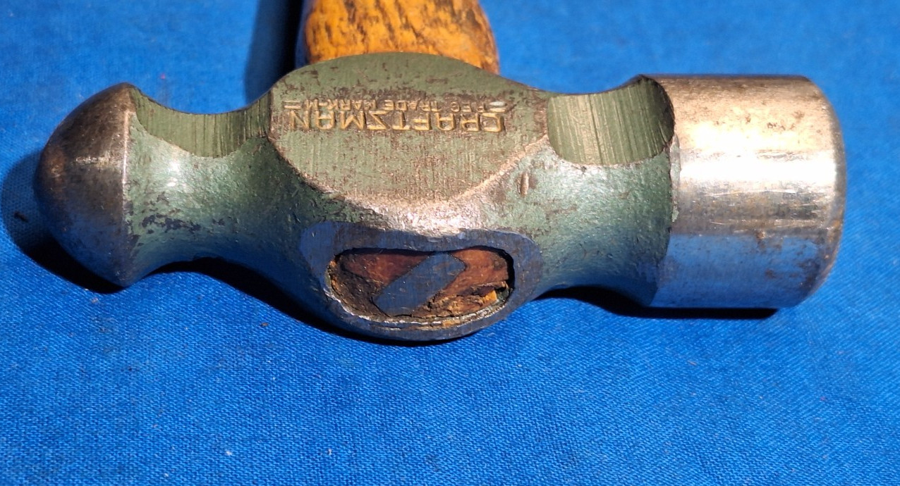 USA Craftsman 38464 12oz ball peen hammer original hickory handle
