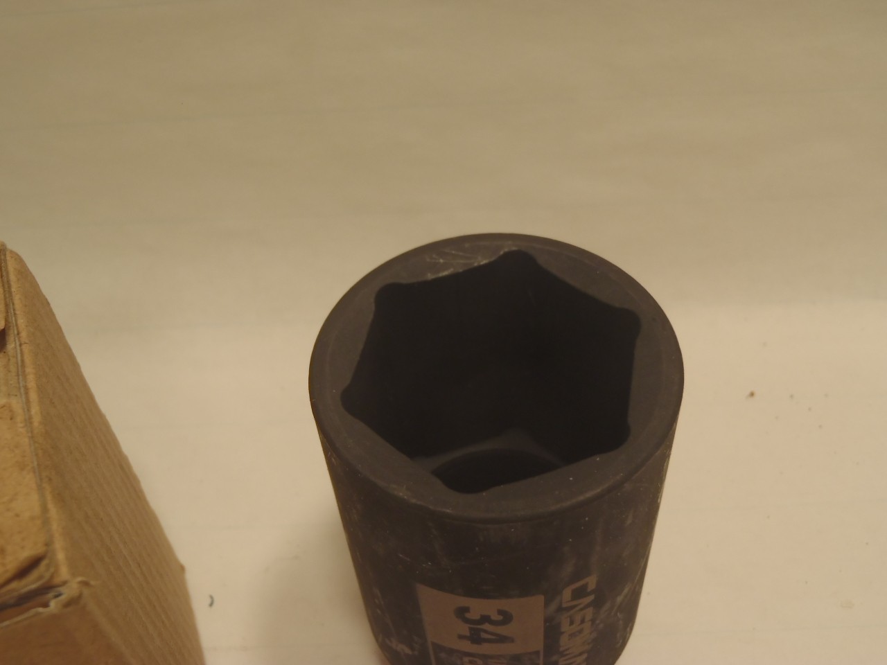 CASOMAN 1/2″ Drive x 34 mm Deep 6 PT Impact Socket, CR-MO, 34 (Deep)