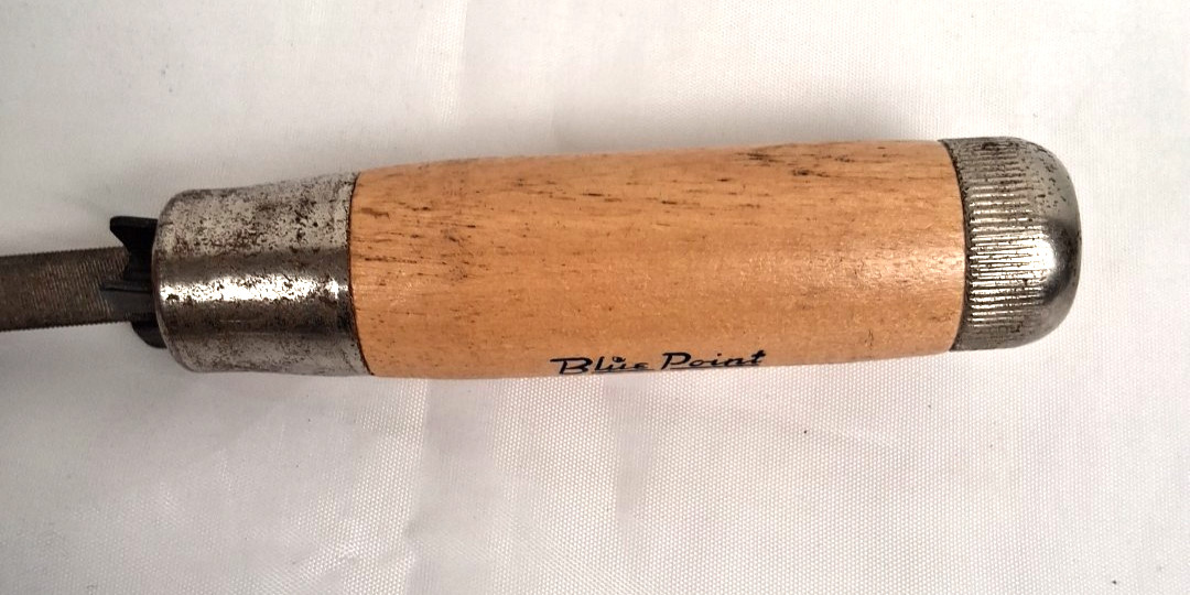 VTG Wood Handle Files -Blue Point GA-98 Adjustable Jaw & Nicholson Slim Taper