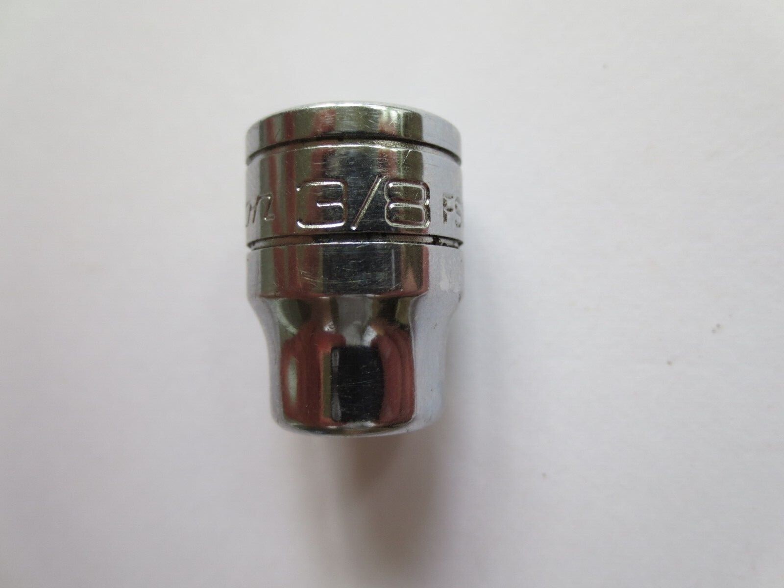 SNAP ON TOOLS 3/8″ SHALLOW CHROME SOCKET — 3/8″ Drive — 12 POINT — F121