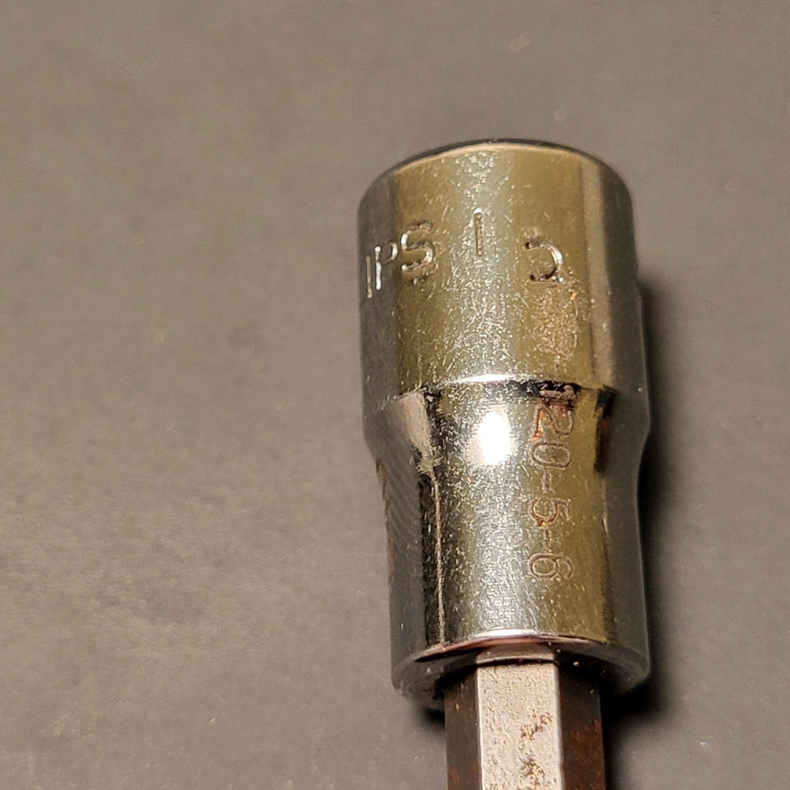 Snap On #1 phillips socket 1/4” drive tmp12e USA has box numbers