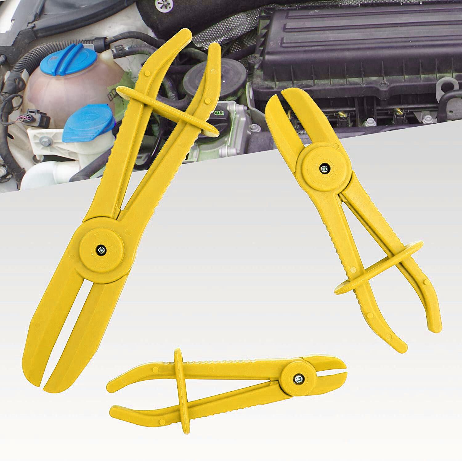 Hose Clamp Set Pipe Pliers Clamping Radiator Plastic Flexible Brake Fuel Tool