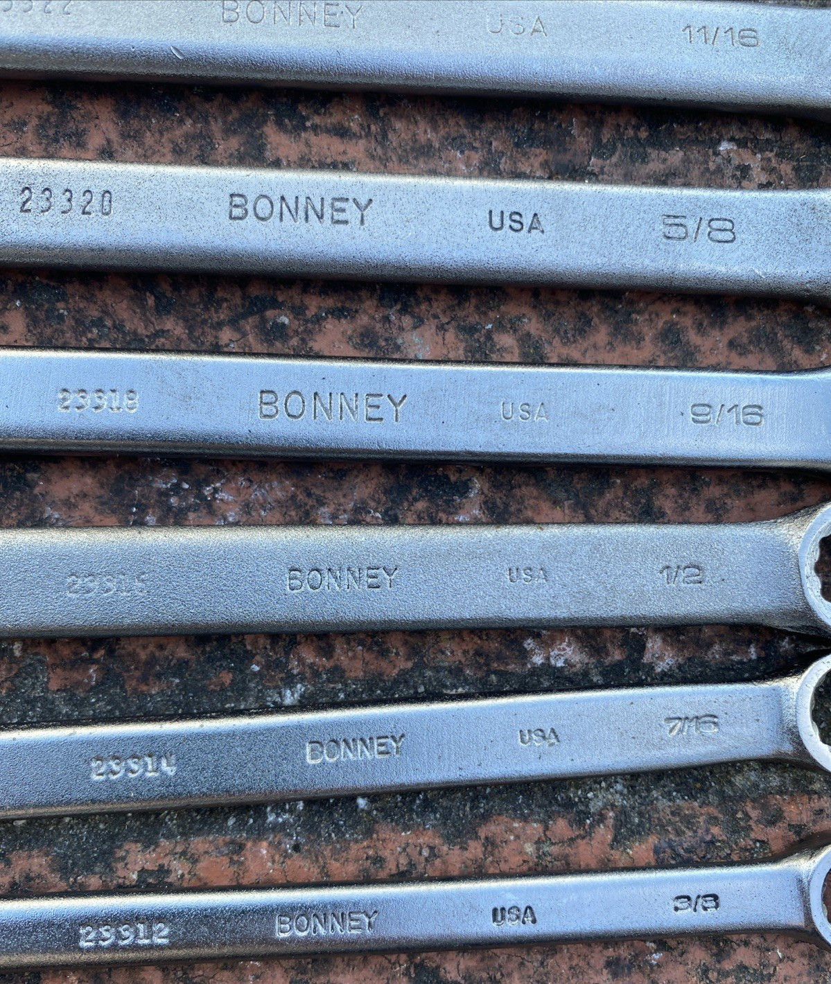 Bonney Tools USA 3/8″ to 1-1/8″ Flare Nut & Box End Wrench Set Of 11, 12 Point