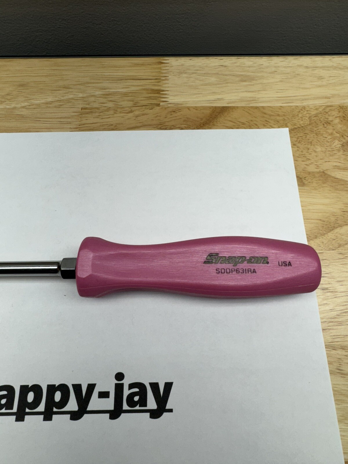 Snap-on Tools USA NEW PEARL PINK Hard Handle #3 Phillips Screwdriver SDDP63IRAPP