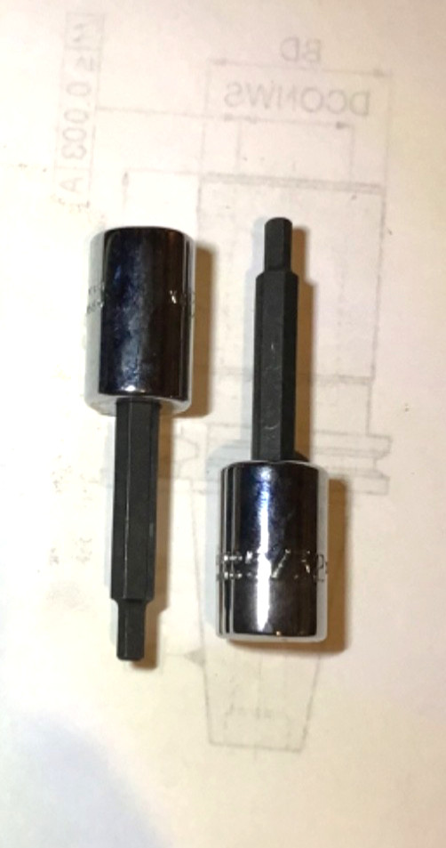 2 New Proto 1/4 Inch Drive J4770 3/32″ Hex Bit Socket. **Free Shipping **
