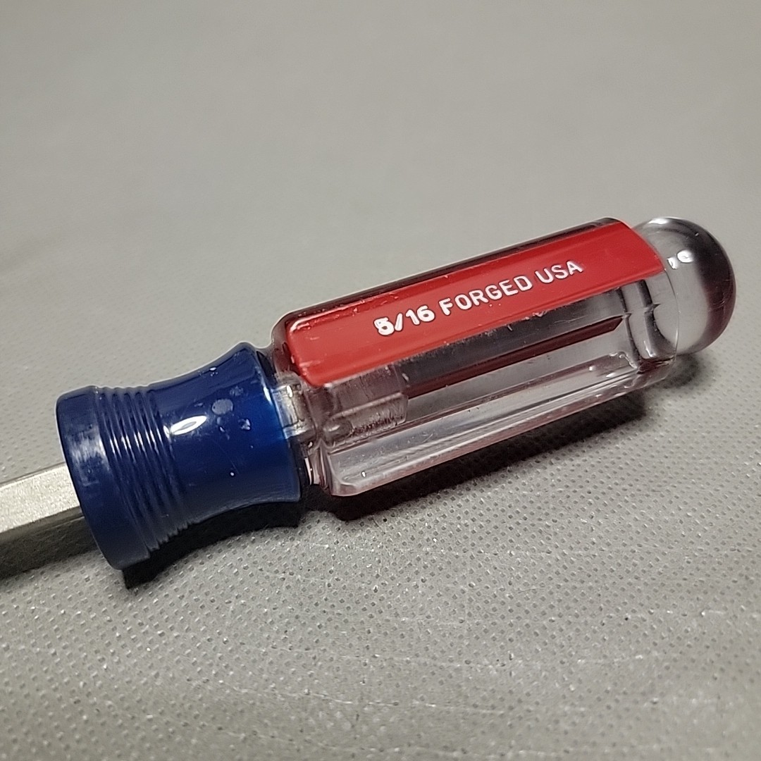 Craftsman 41587 L W 8″ Shank 5/16″ Flat Tip 12″ Screwdriver Square Shaft USA