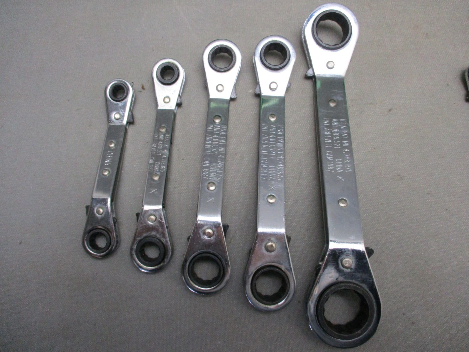 Expert by Kastar Tools 2 Sets 5 Pc SAE & MM Offset Ratcheting Box Wrench Set