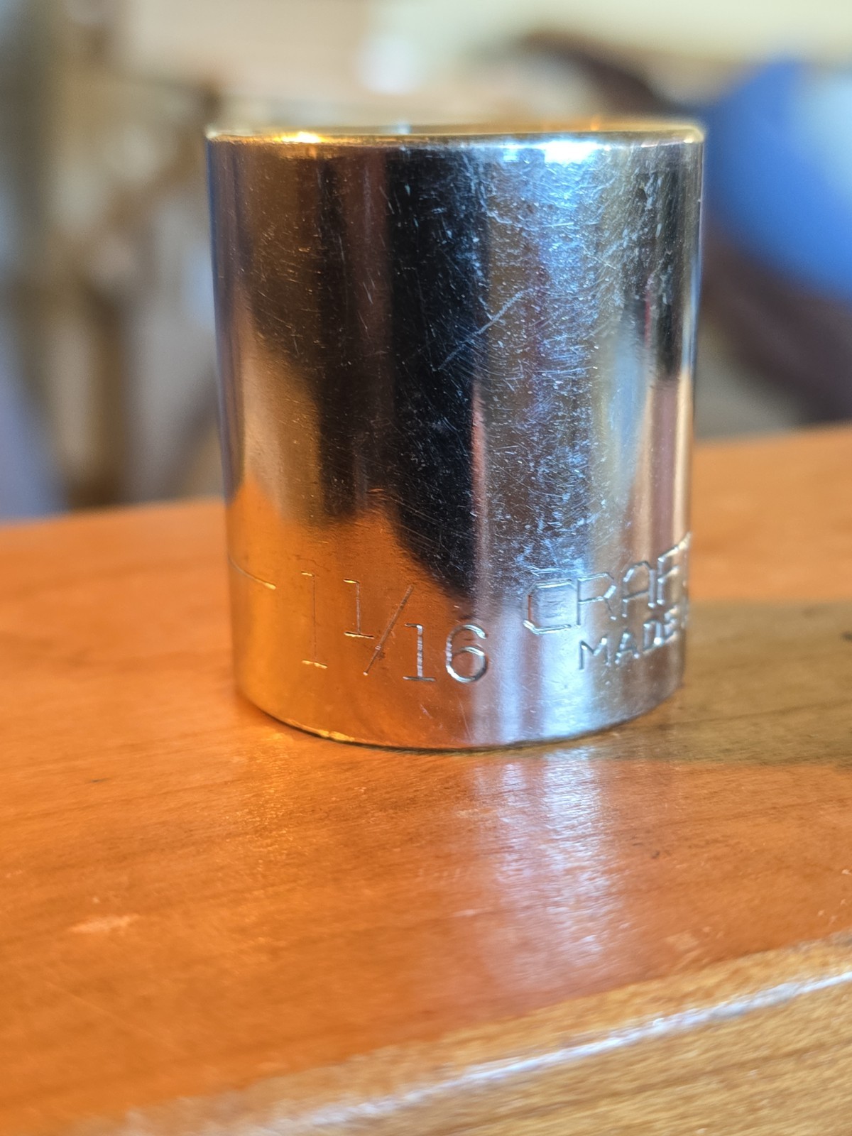 Craftsman 1-1/16″ Shallow Socket 1/2″ Drive 6 Point G Series 44067 USA