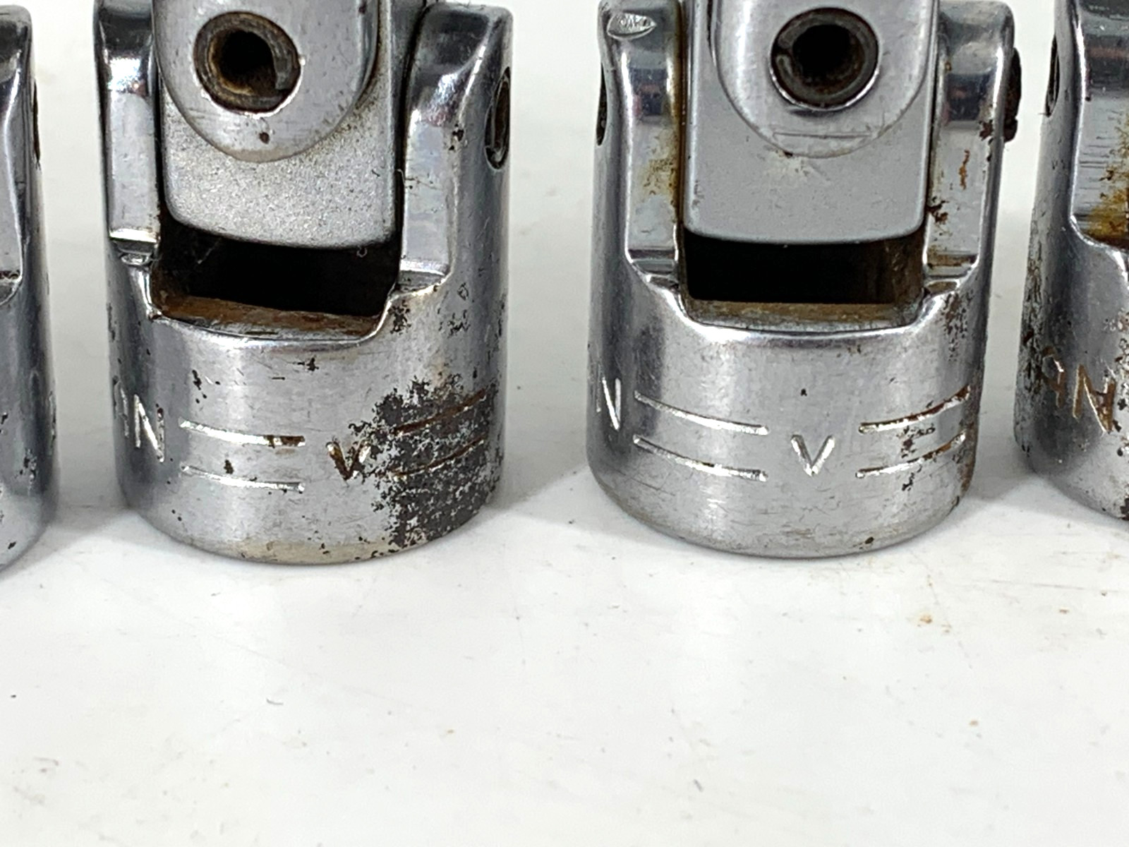 Craftsman (6) Universal Joint Sockets 3/8 Dr V 3/8, 7/16, 1/2, 9/16, 11/16, 3/4