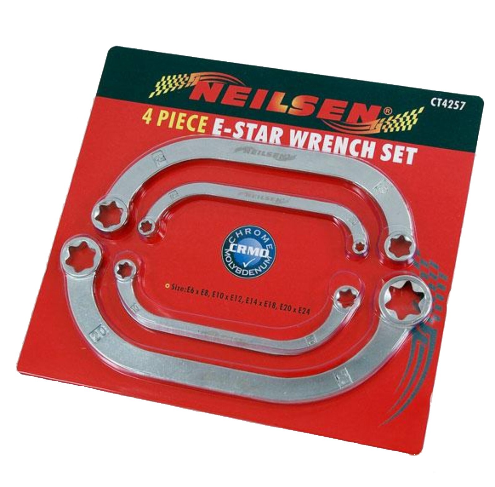 Torx Obstruction Spanner Set Female Ring E Star Wrench E6 E8 E10 E12 E14