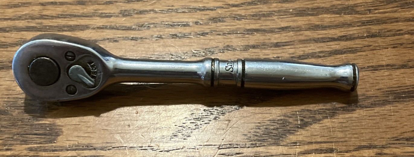 SNAP ON 1/4″ Ratchet Wrench TM70 B USA READ!