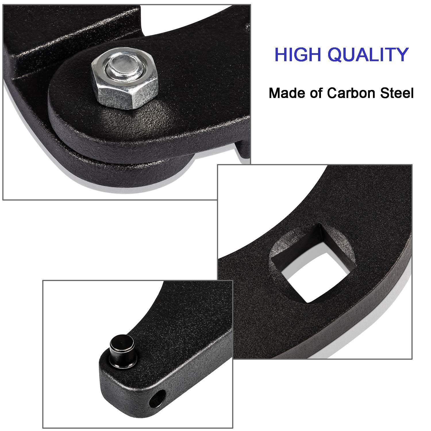 Adjustable Gland Nut Wrench for Hydraulic Cylinder Cap Remover 1″ to 3-3/4″ SAE