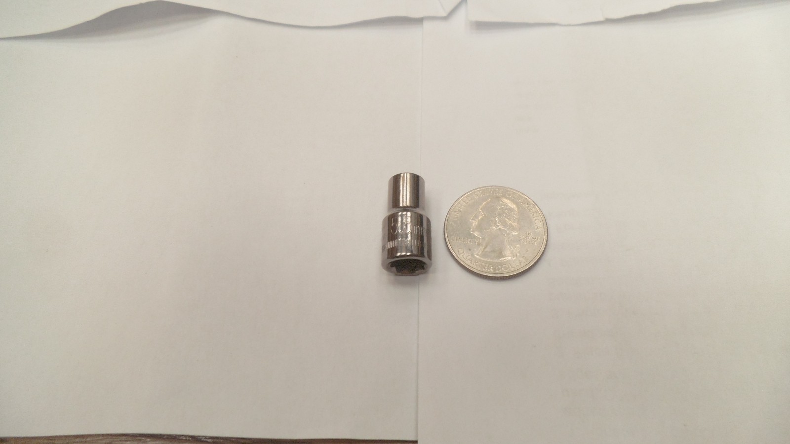 Craftsman USA 1/4 drive 6pt 5.5MM shallow socket inverted G2 series 43511
