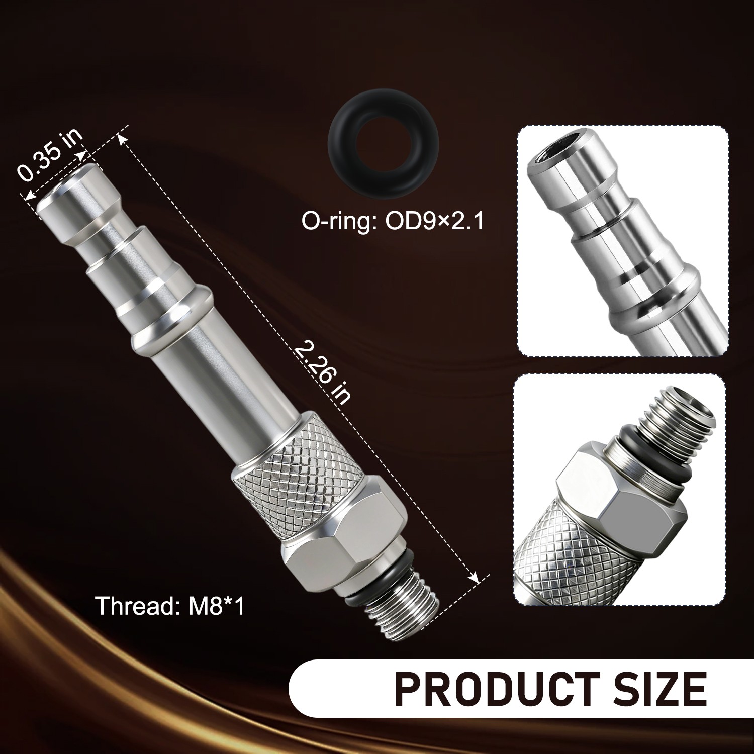 304 Stainless Transmission Fill Adapter for Infiniti M37 2011-2013 7425
