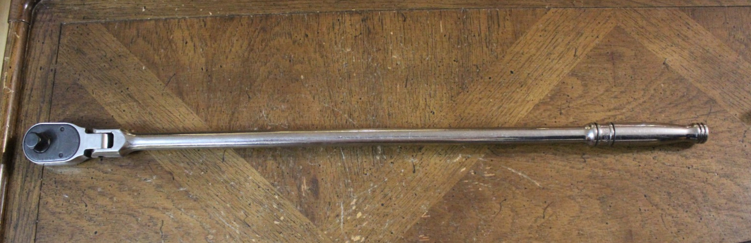Snap-on SLF80A 1/2″ Drive Dual 80 Long Handle Flex-Head Ratchet 24″ long