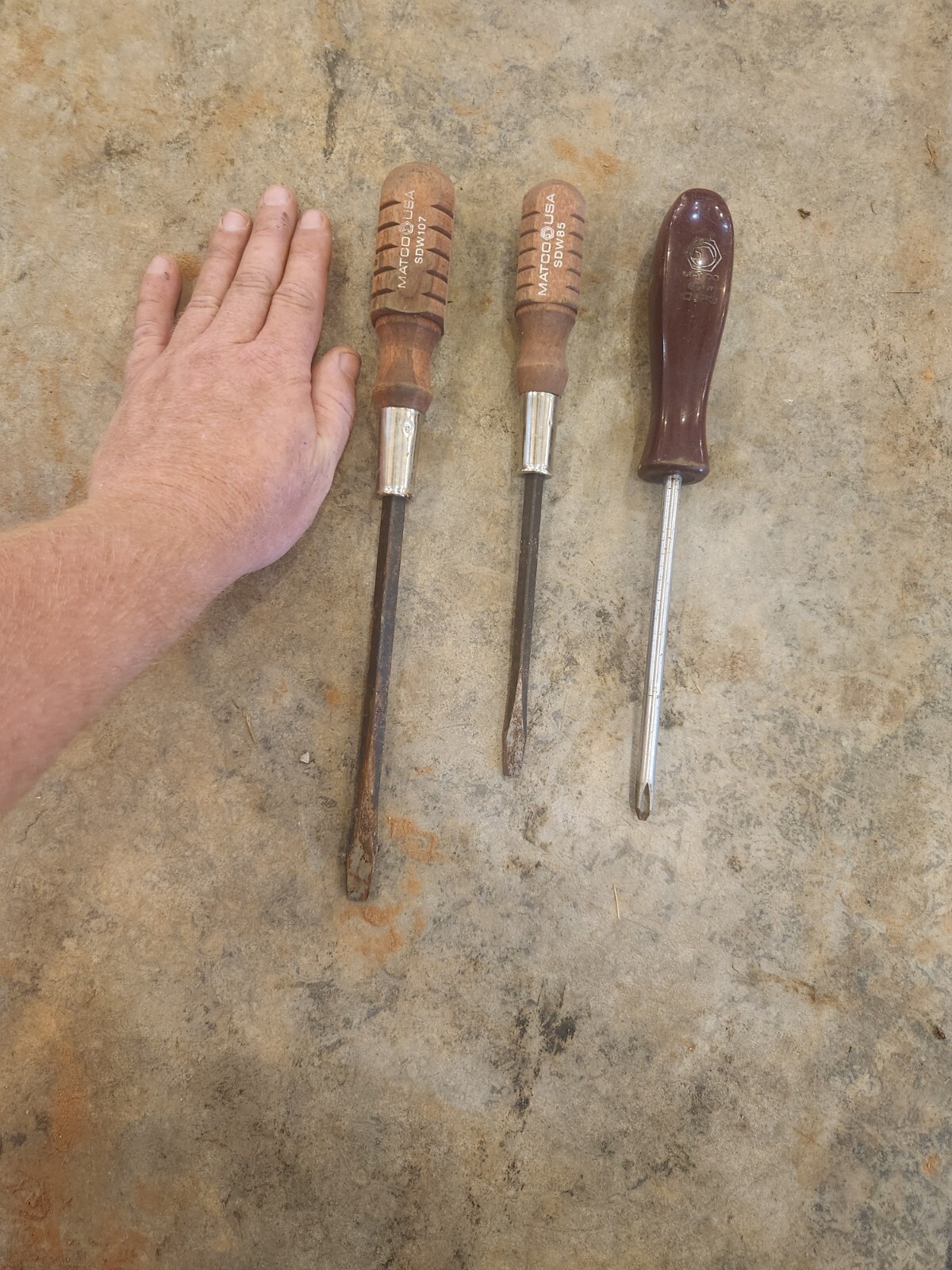 Matco Flat Head And Phillips Head Screwdriver Lot