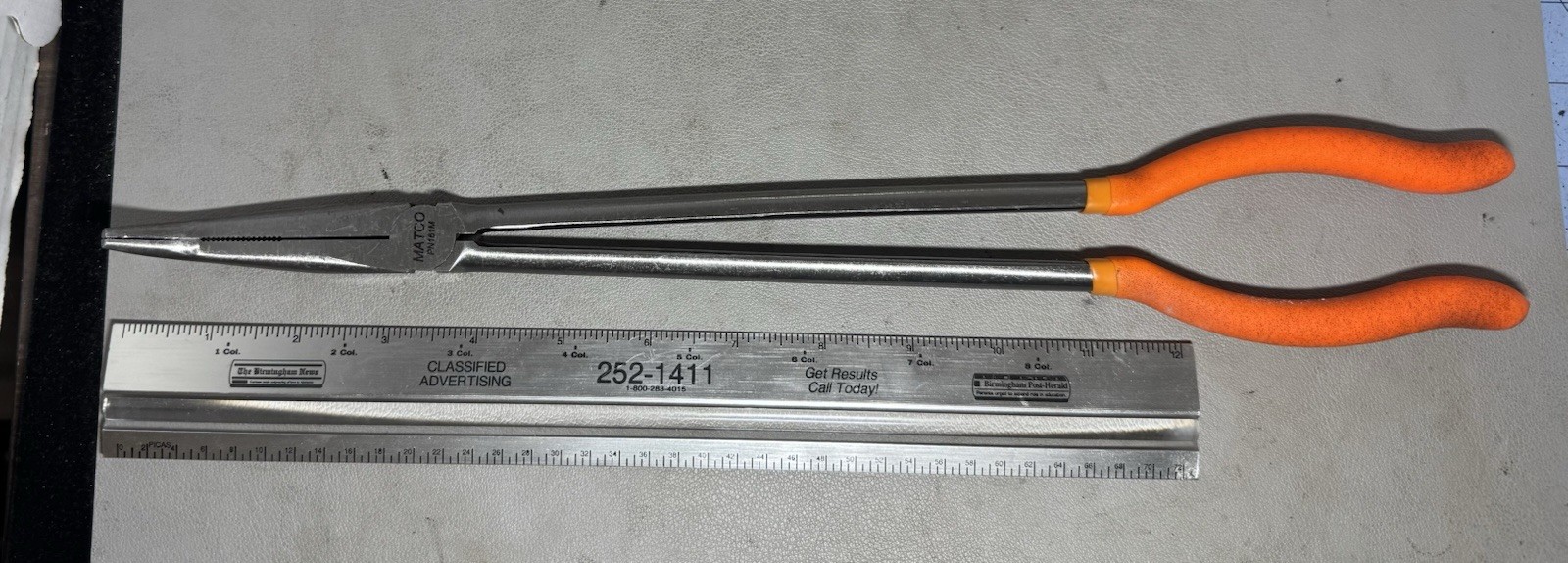 MATCO MODEL PN161M DEGREE NEEDLE NOSE PLIERS. See Pictures for Condition