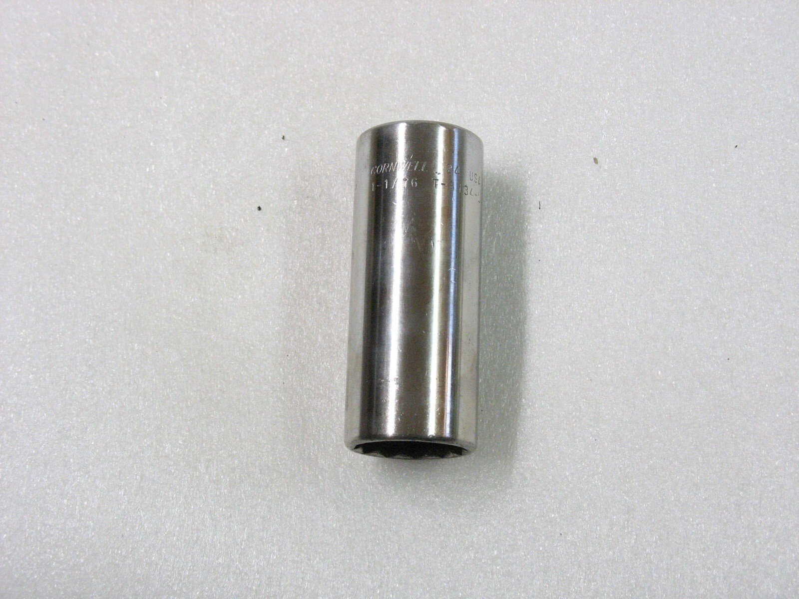 Cornwell Tools USA 1/2″ Drive 1-1/16″ Deep 12 Pt Chrome Socket T-3134-L