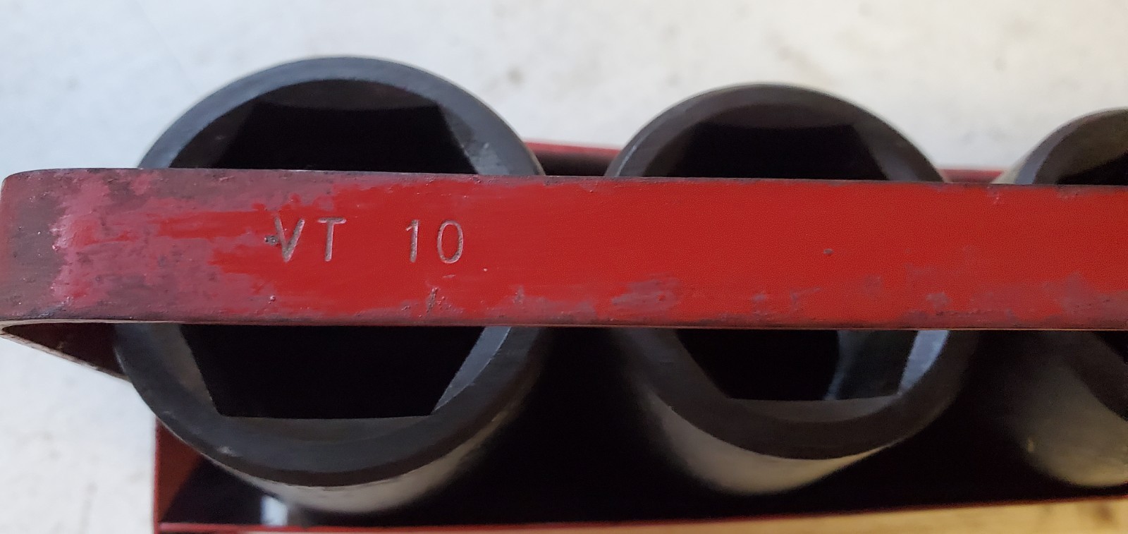 MAC TOOLS 1/2 SAE 6 Point DEEP Impact Socket Set Partial with Tray VT 10