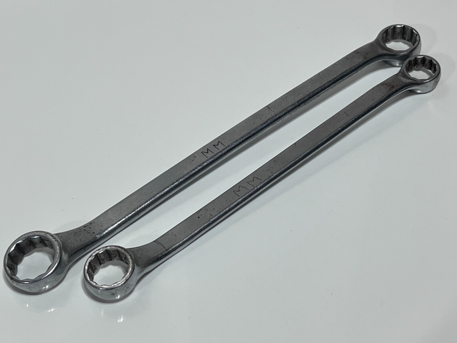 Fleet Tools USA 2pc SAE Offset Box Wrench Pair Set – 6428 & 6424 – 12 Point
