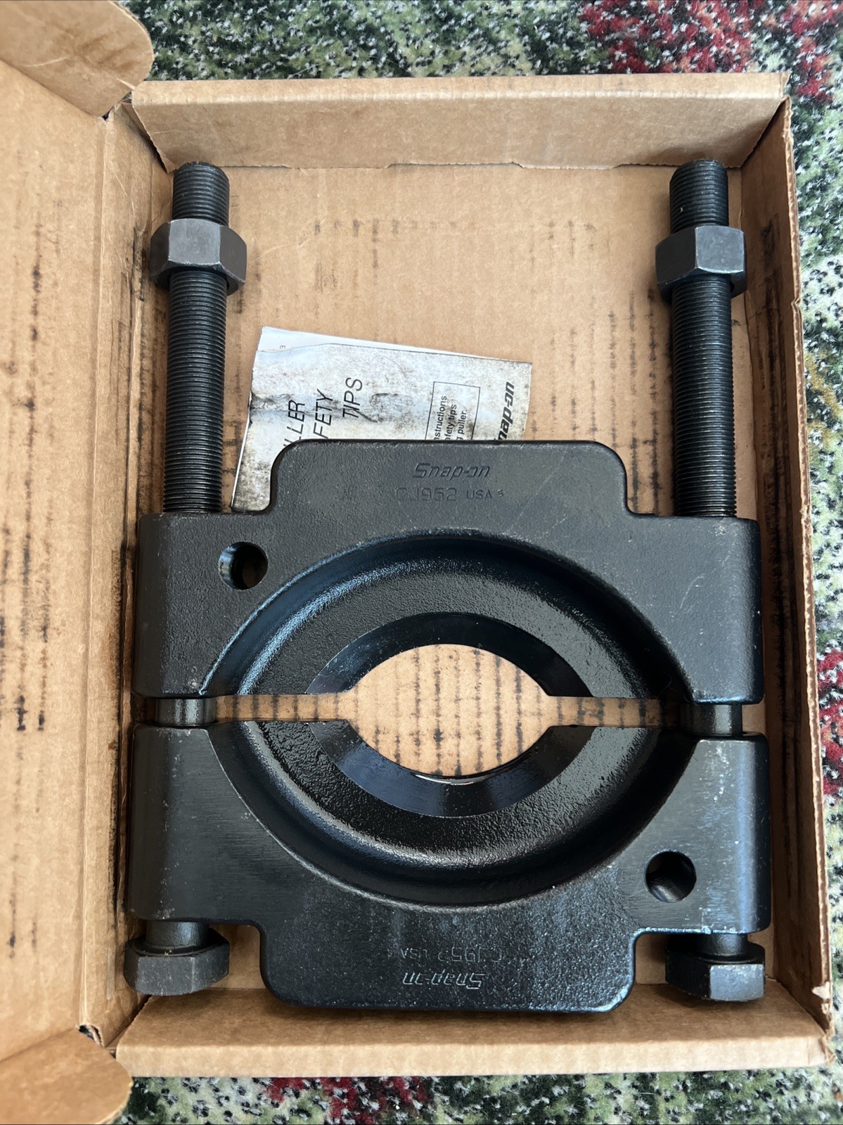 Snap On Tools Bearing Separator Gear Puller Cj952 NEW In BOX 🔥 6 1/8 Heavy Duty