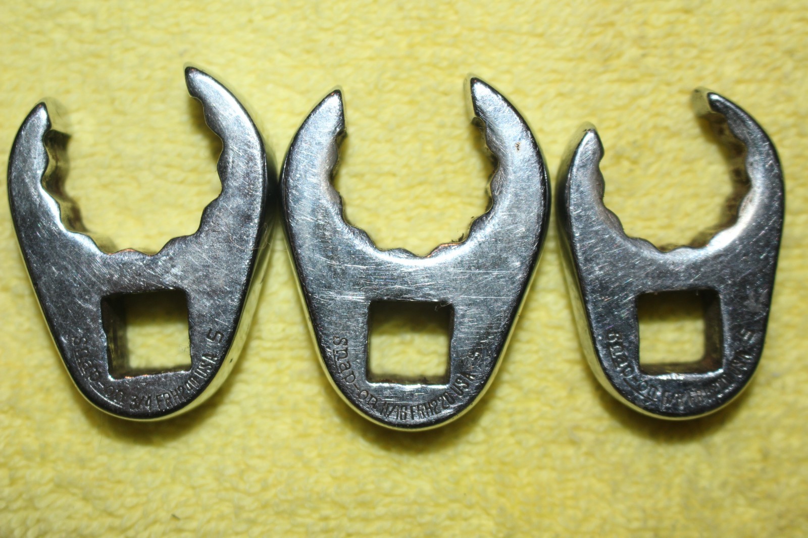 Set of Snap on 3/8″ Drive Crowfoot Flare Nut Wrenches 6 & 12 Point FRH Series