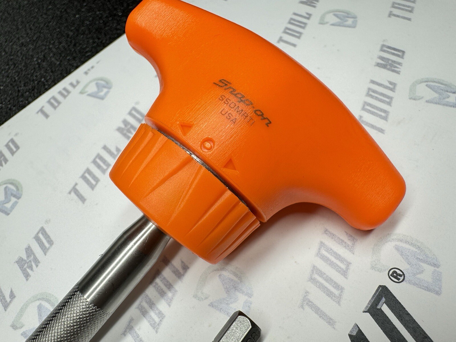 Snap-on Tools USA NEW ORANGE T-Handle Ratcheting STUBBY Screwdriver SSDMRT1