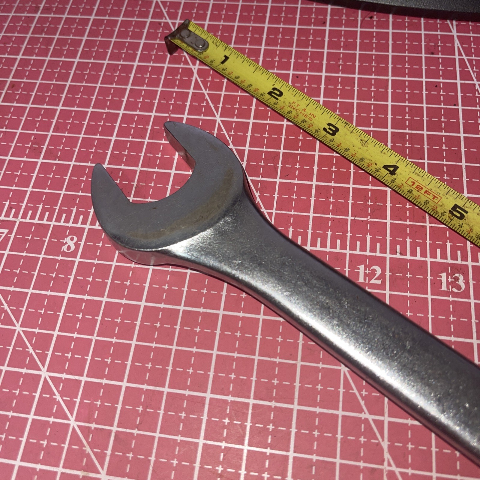 Proamerica USA 2032 1 in SAE 12 Point Combo ratio. Wrench Pro America 1” Vintage