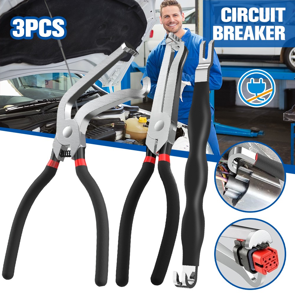 3PCS Electrical Disconnect Pliers Set- Upgrade Electrical Connector Pliers