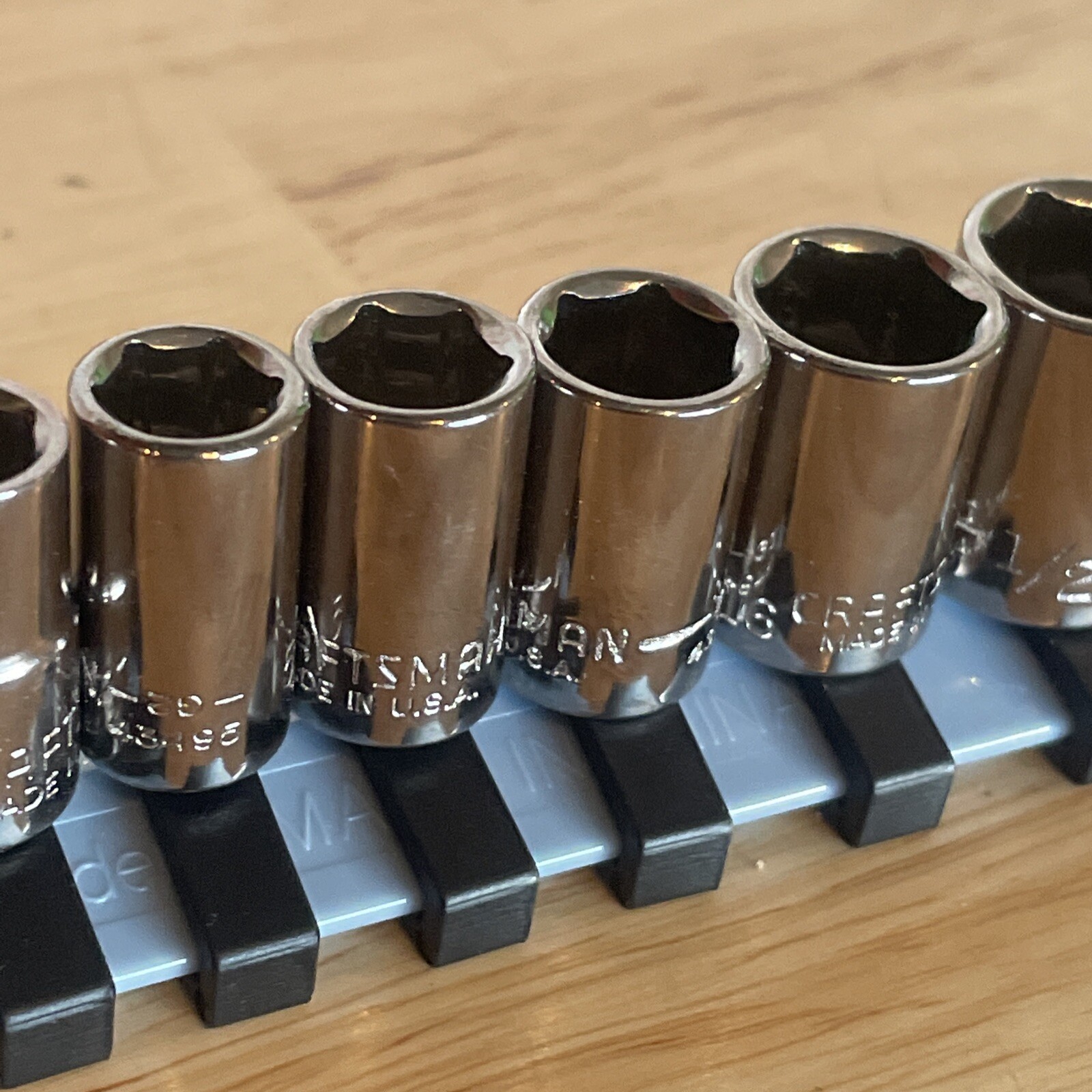 Craftsman 11pc. SAE 1/4″ Drive 6 Point Socket Set 5/32-9/16” Inverted G2 USA