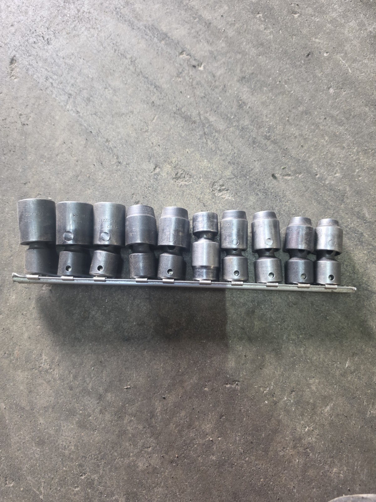 Cornwell Metric Swivel Sockets 10mm-19mm