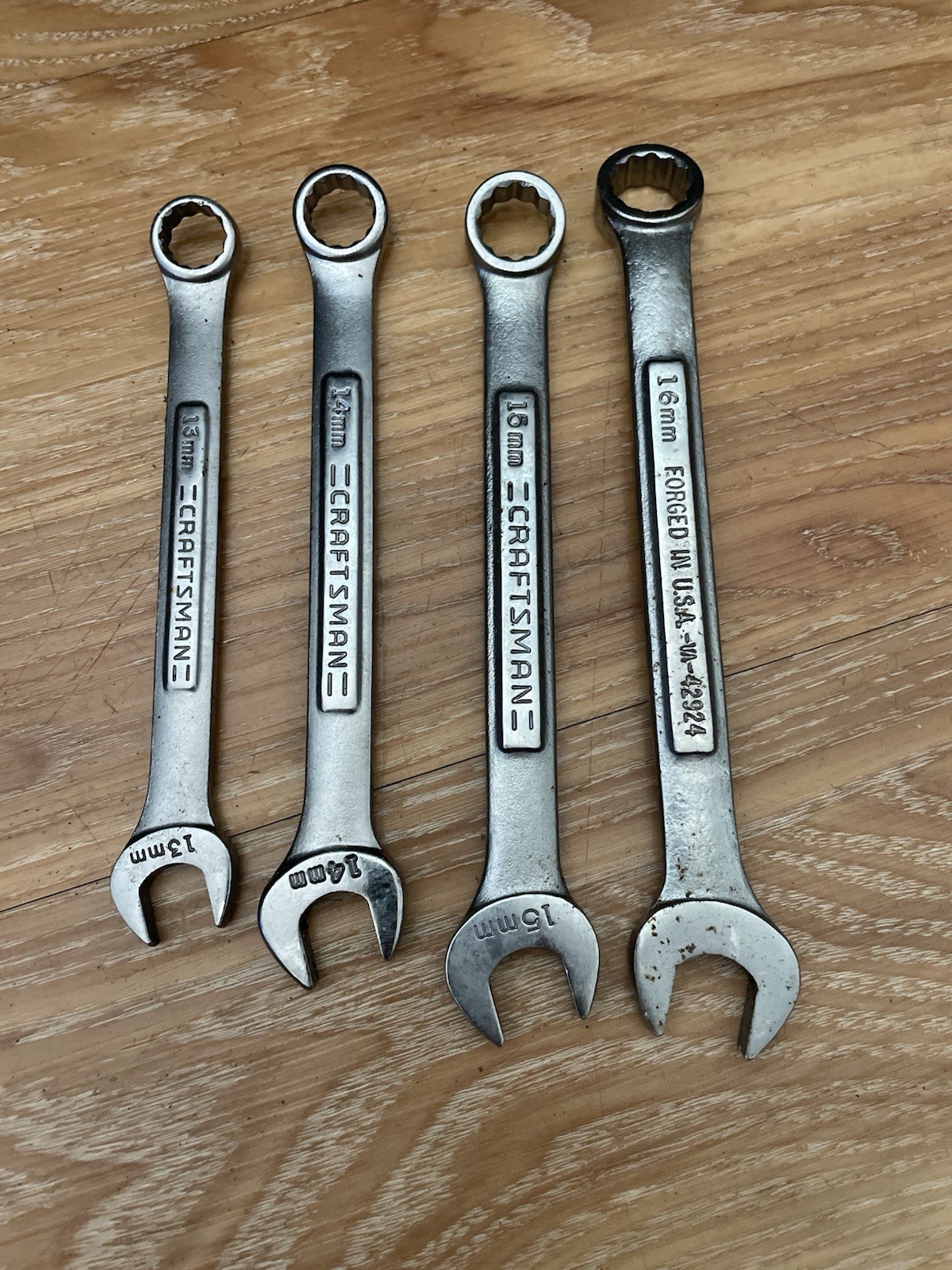 Craftsman 8 Piece 12 Point Combination Metric Box End Wrench Set Free Shipping