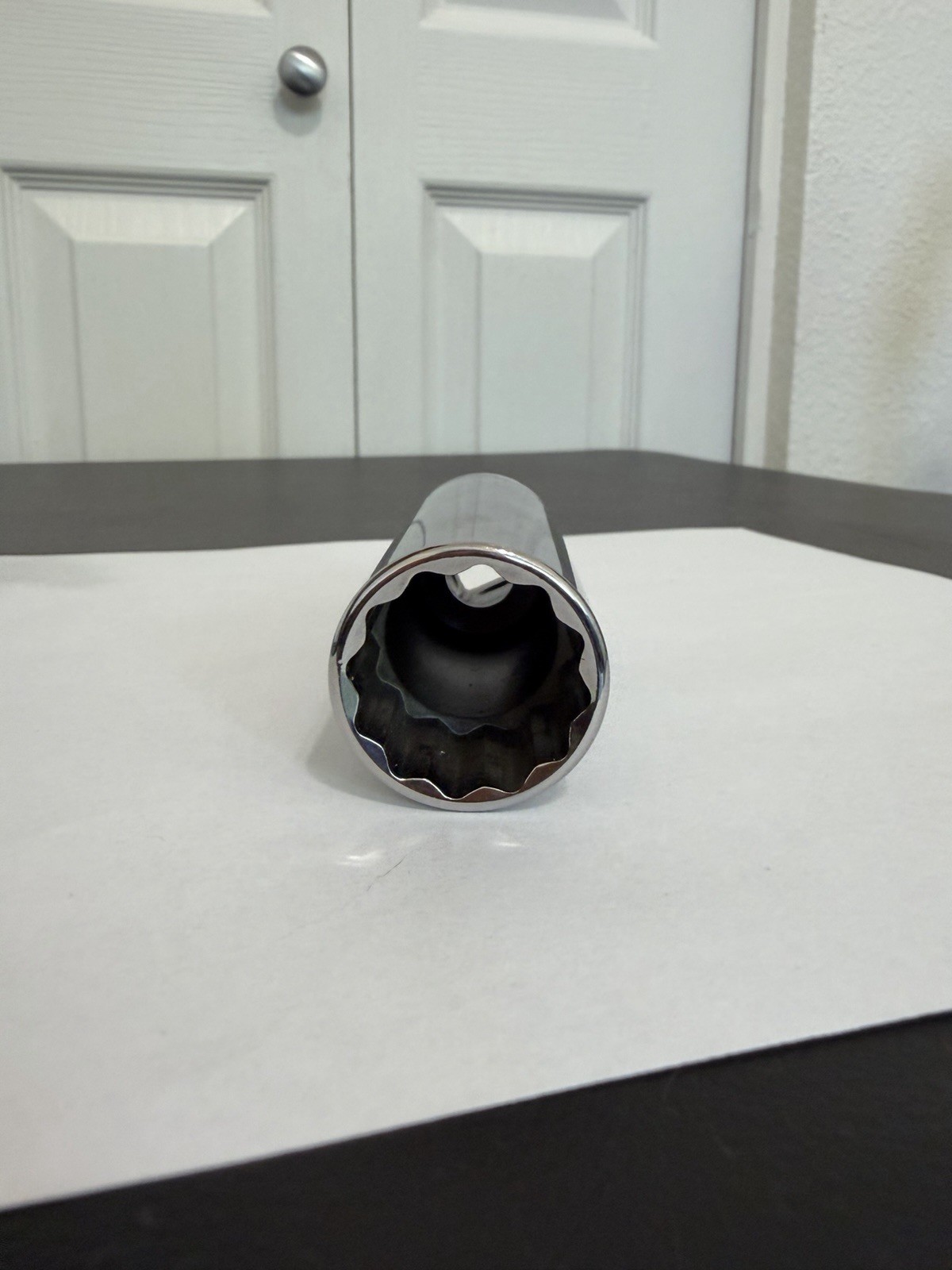 Snap-on Tools USA S281 1/2″ Drive 7/8″ SAE Deep 12 Point Chrome Socket FREE SHIP