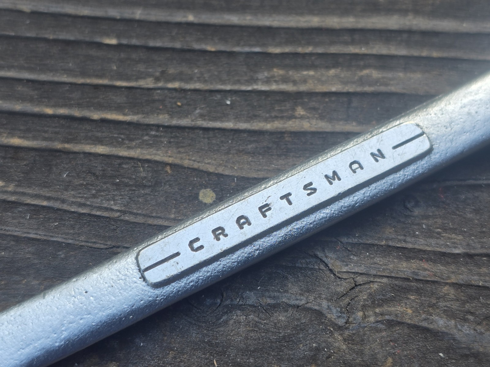 Vintage Craftsman Forged in USA V Series Open End Wrench 3/8″ 7/16″
