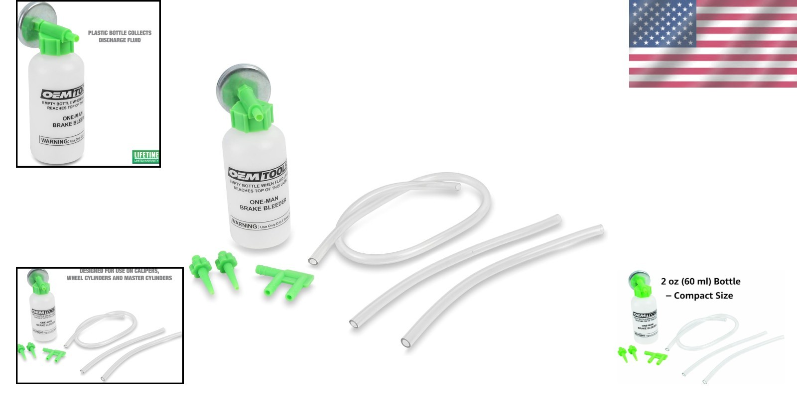 Durable Brake Bleeder Kit Featuring Magnetic Attachment – Fits Most Vehicles