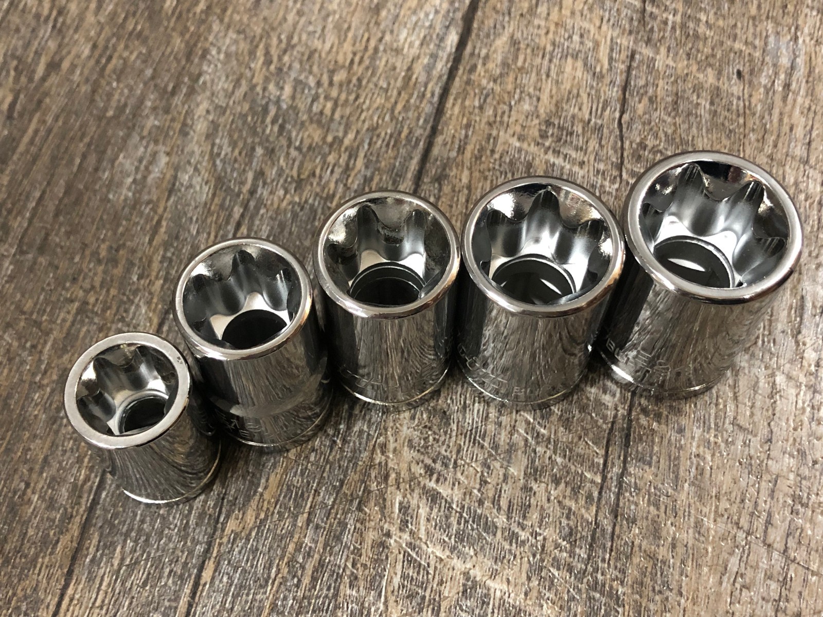 COMPLETE Blue Point BLPTSSC43 Combination Drive Tamper Resistant TORX Socket Set
