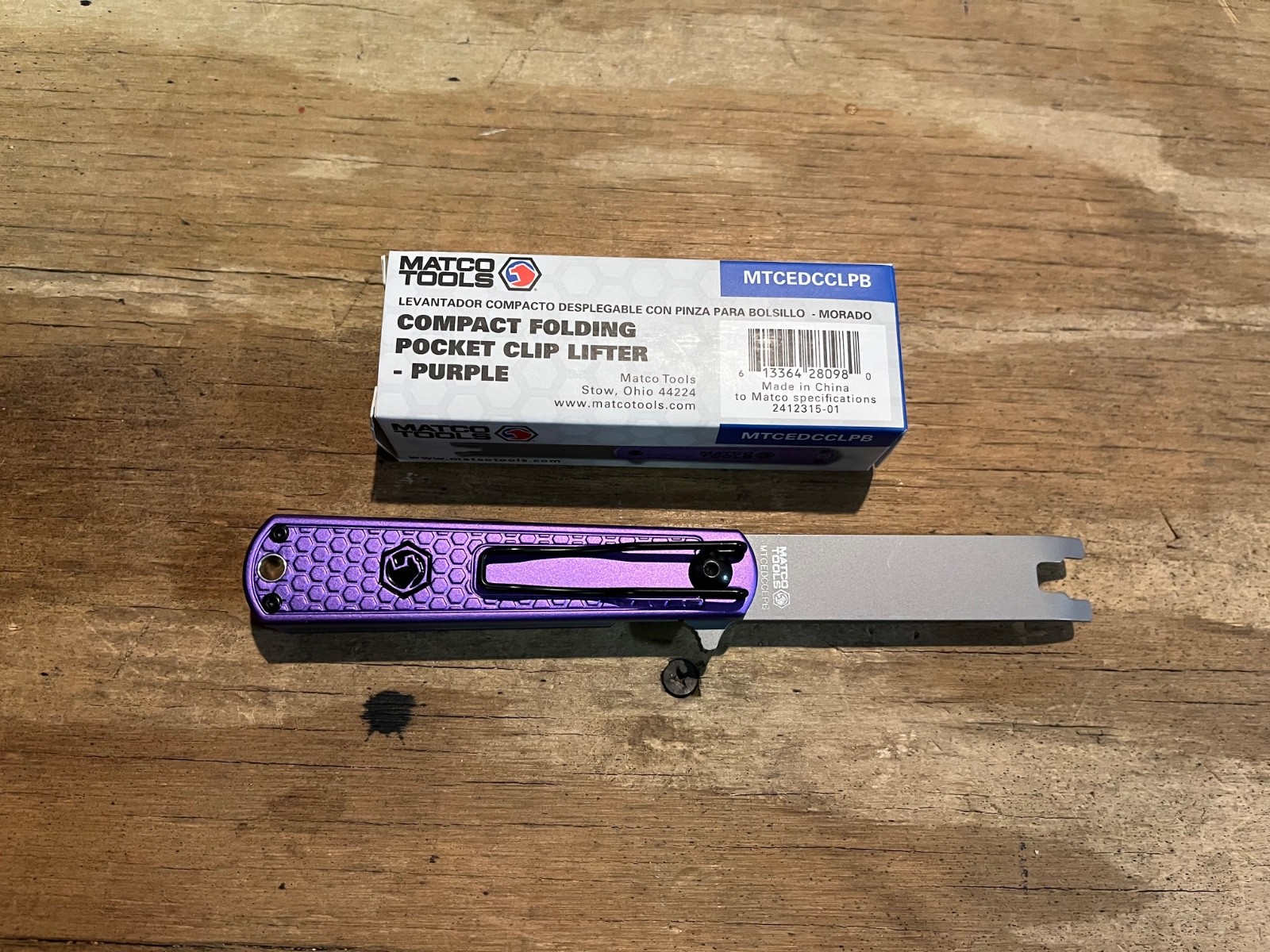 Matco Folding Pocket Clip Lifters – QTY 2 – (Orange & Purple)