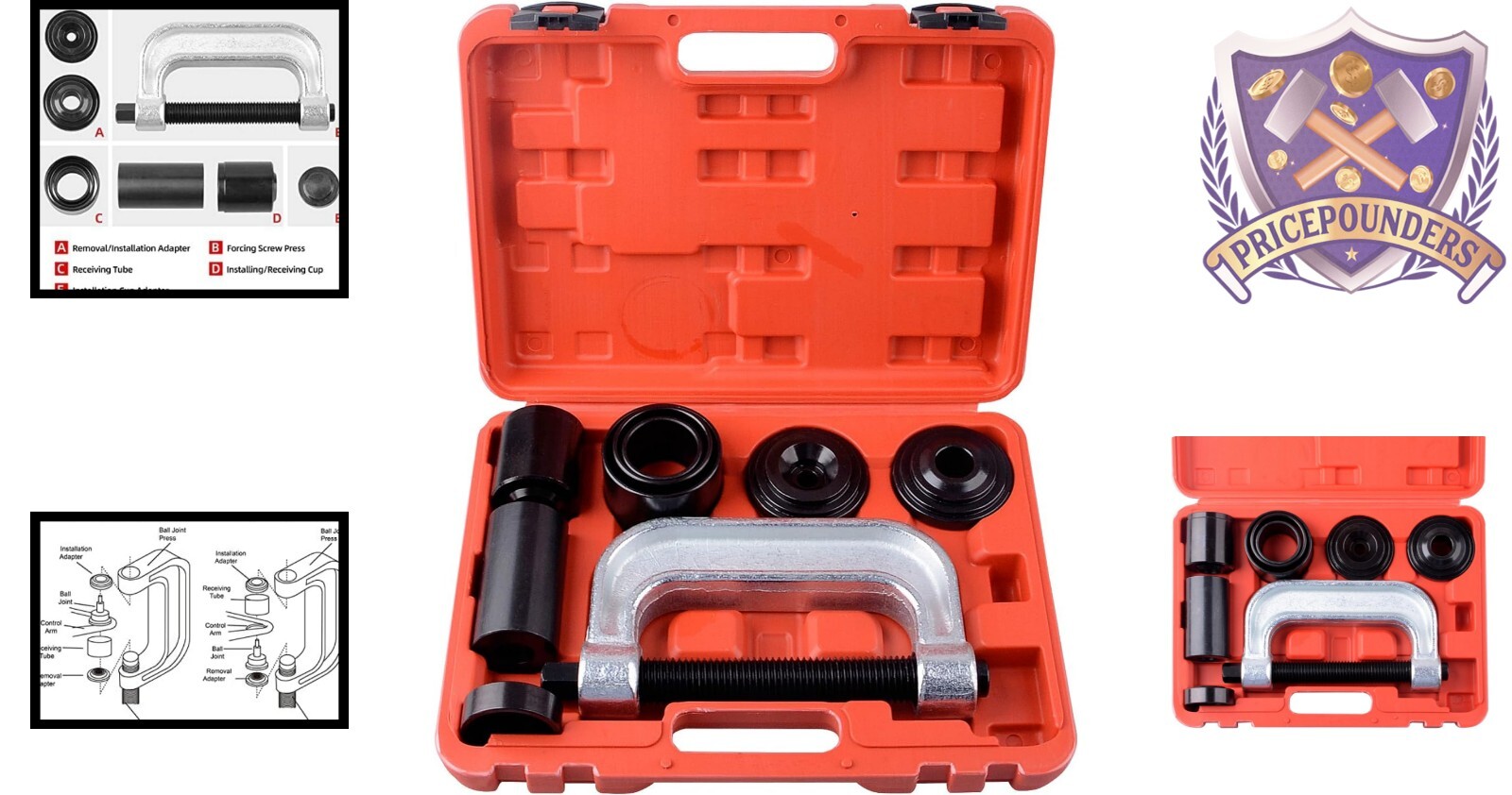 Ball Joint Press Kit Universal for 4WD & 2WD Cars and Light Trucks