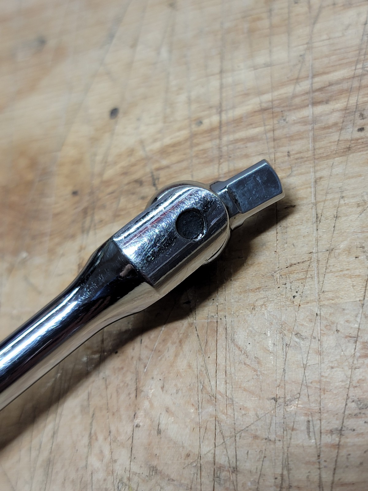 Snap On Tools TM10G 1/4” Drive Standard Handle 6” Chrome Breaker Bar USA MADE