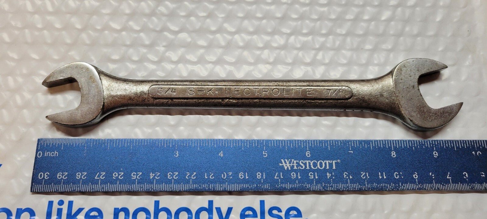 S-K Lectrolite O-2428 3/4″×7/8″ Double Open End Wrench