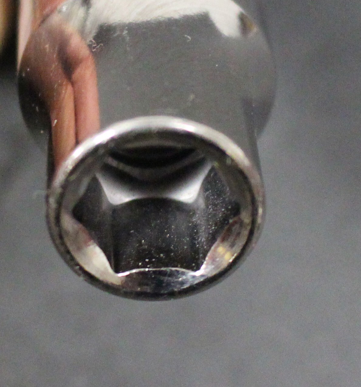 NOS Craftsman G2 7/16 44054 1/2 Drive 6 Pt SAE Chrome Shallow Socket