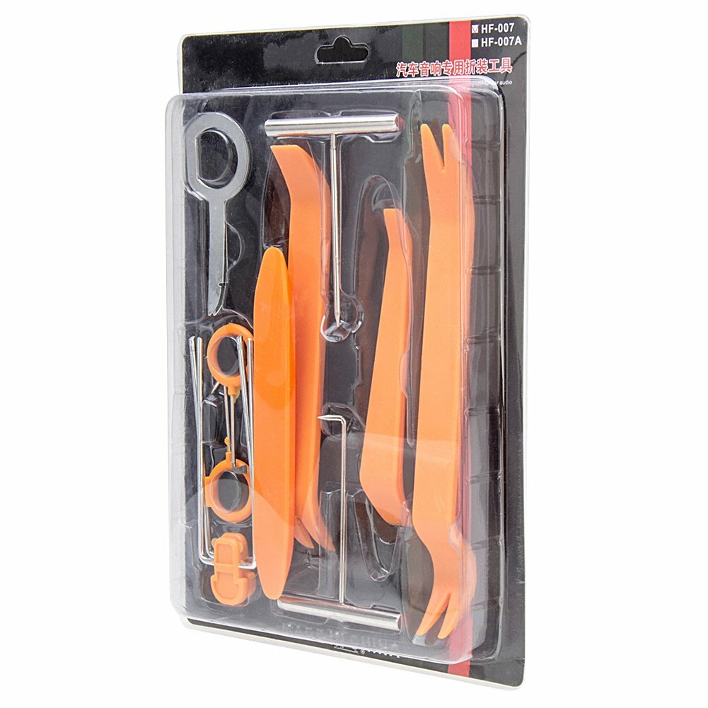 Universal Pry Removal Open Tools Kit Car Dash Door Trim Panel Clip Radio/Lights