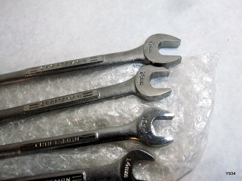 Craftsman 5 Piece open ended wrench see description