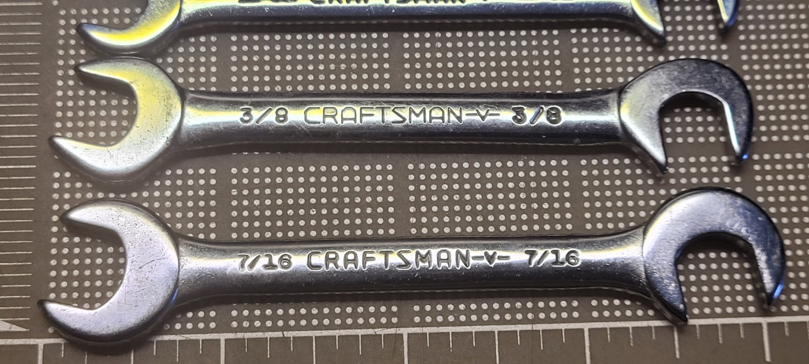 Sears Craftsman Tools USA 8 Piece Open Ignition Wrench Set 4306