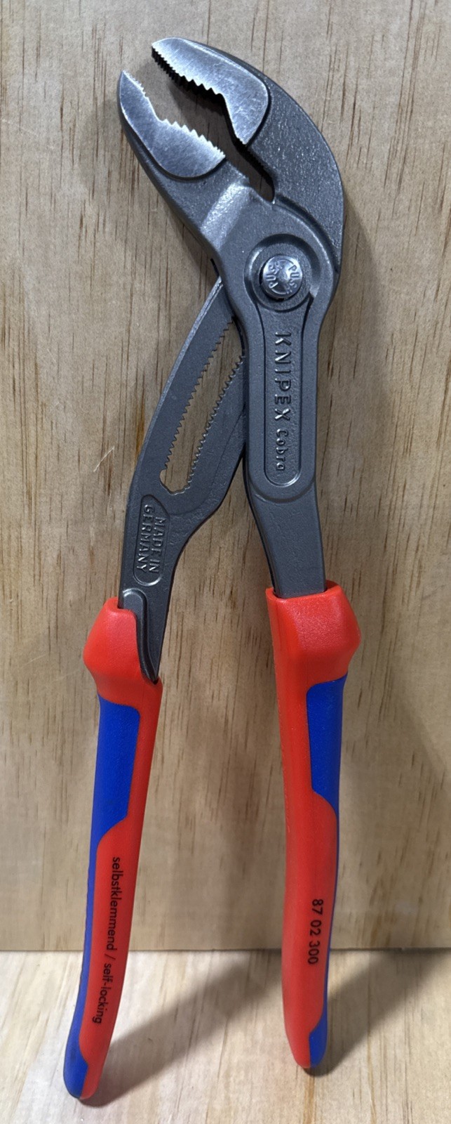 Knipex Cobra 12″ Pliers Adjustable Water Pump Plier w/ Comfort Grip 8702300 NEW