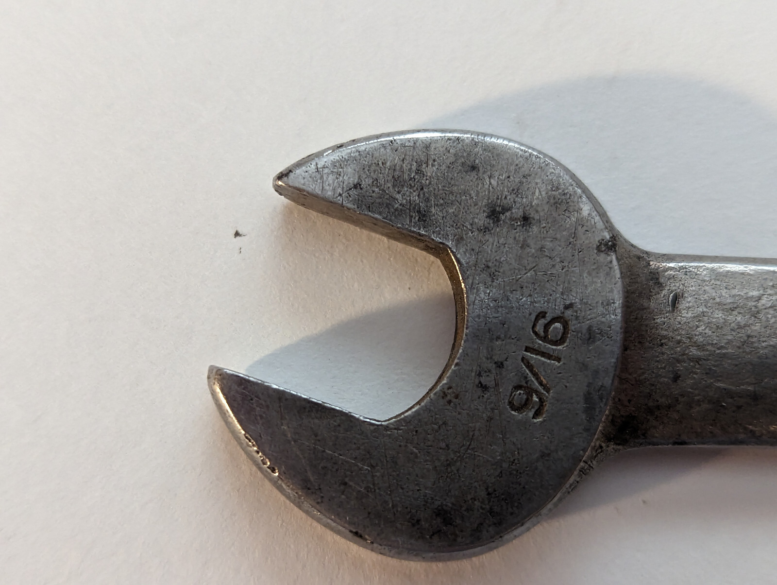 Vintage Bonney open end Wrench 9/16” 5/8” # 1727 Chrome Vanadium USA
