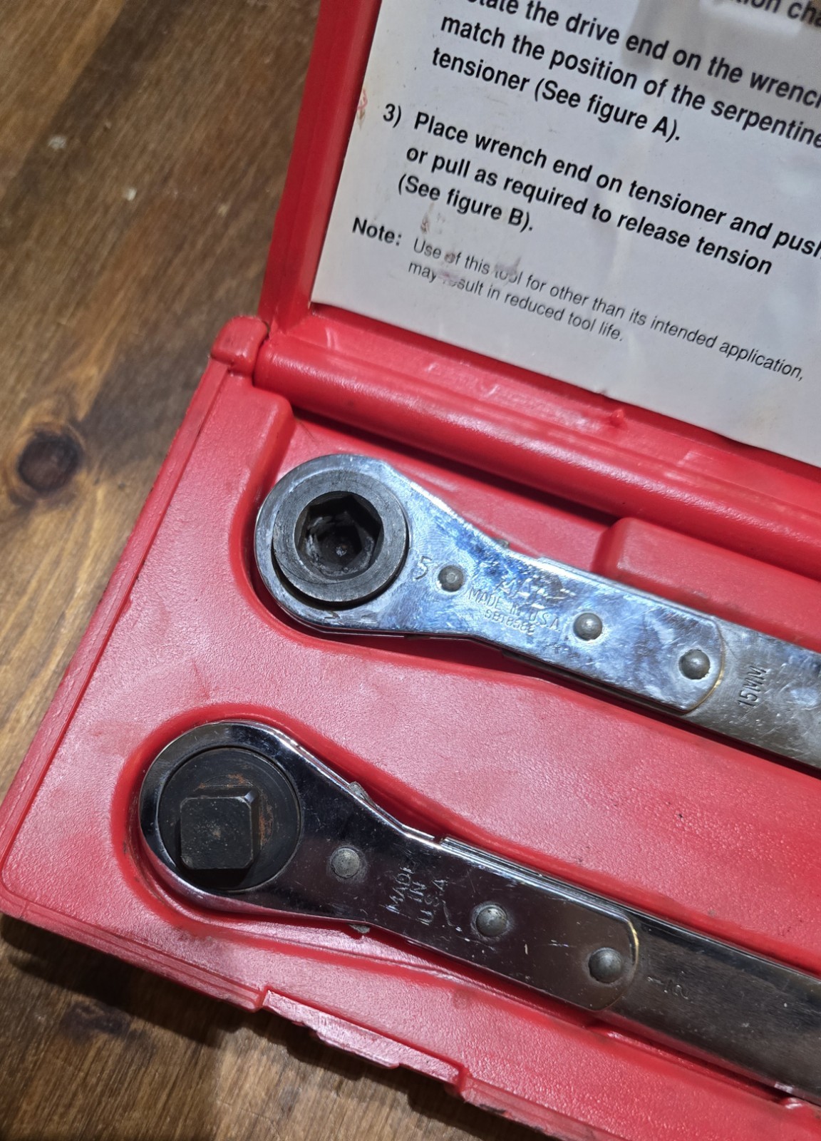 MAC Tools «Serpentine Belt Wrench Set”
